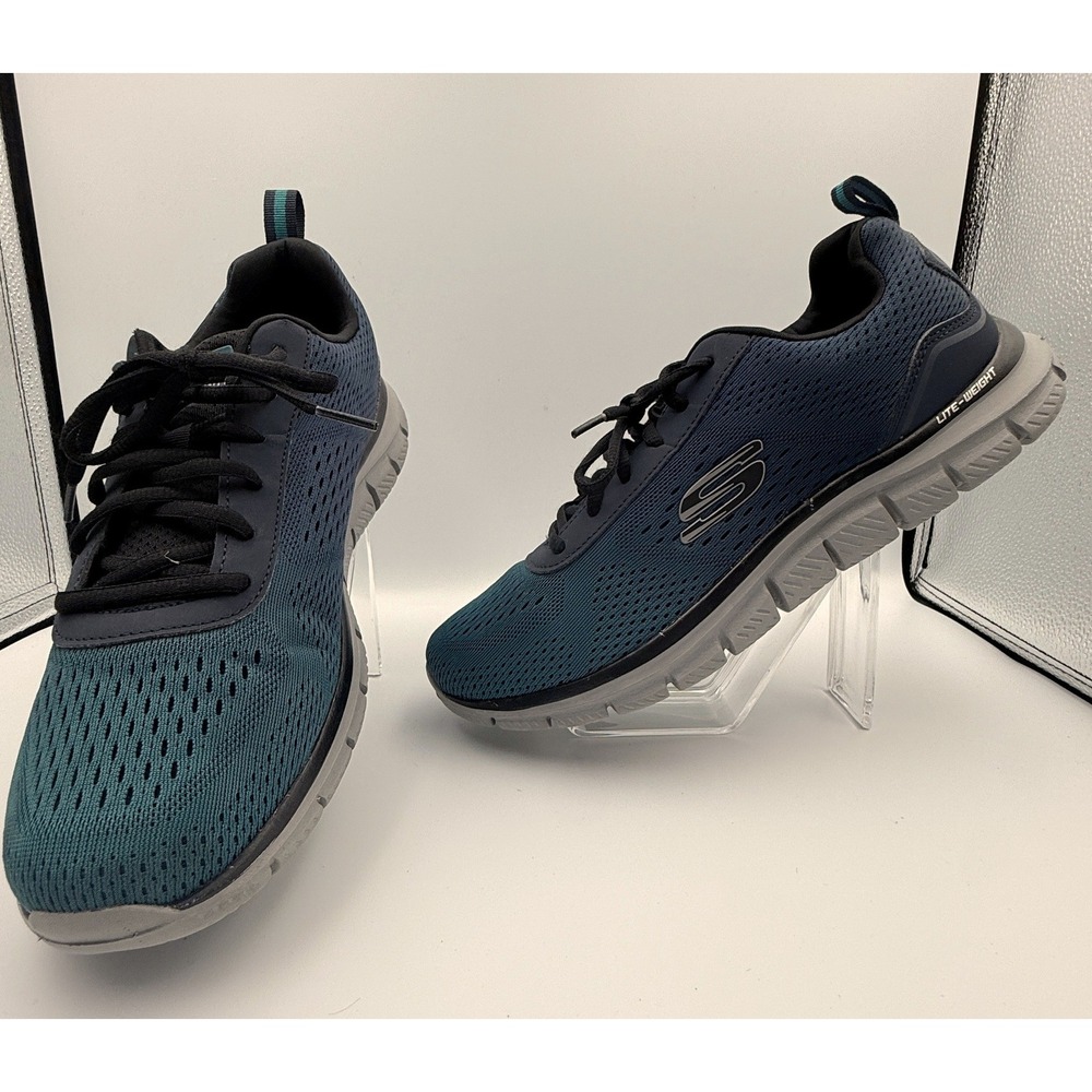 Skechers Men Track‎ Ripkent Sneakers  9.5 NVBL Memory Foam 232399